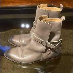 Lucchese Grey Lesther Chelsea  boots 9D